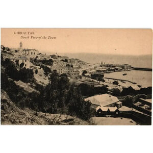 Gibraltar, South View of the Town Postcard